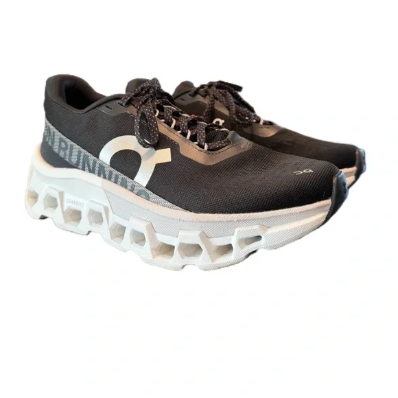 ON Running Cloudmonster 2 Running Shoe Black Frost Women’s 6.5 - Picture 3 of 15